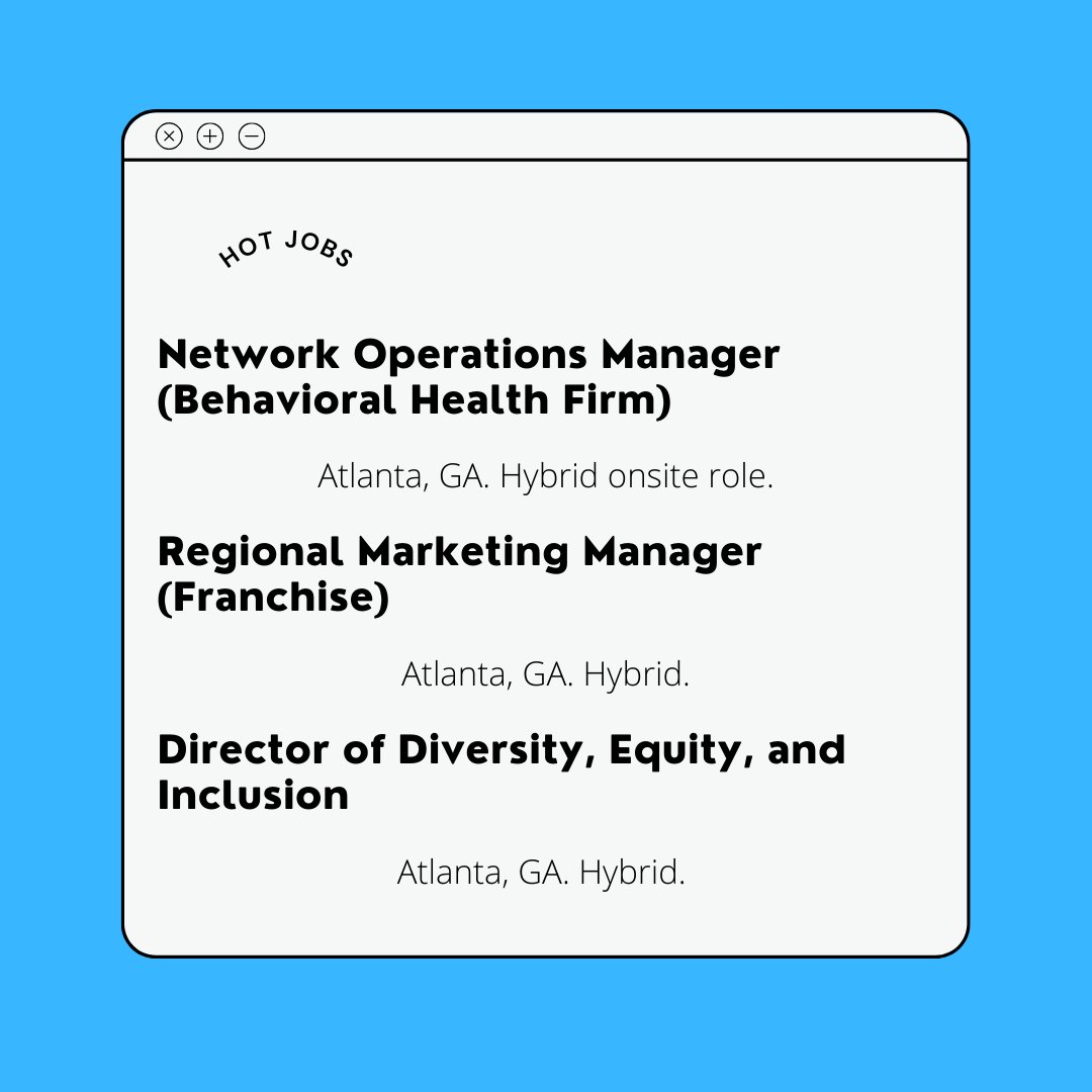 jademcfadden's tweet photo. If you are interested in one of these roles please reach out to Rachel Honan rhonan@hrdracc.com to speak with one of our recruiters.
.
.
Looking for something else? Send an updated copy of your resume to resume@hrdracc.com. We will reach out to you if we have a potential match! https://t.co/qloGh74o6g