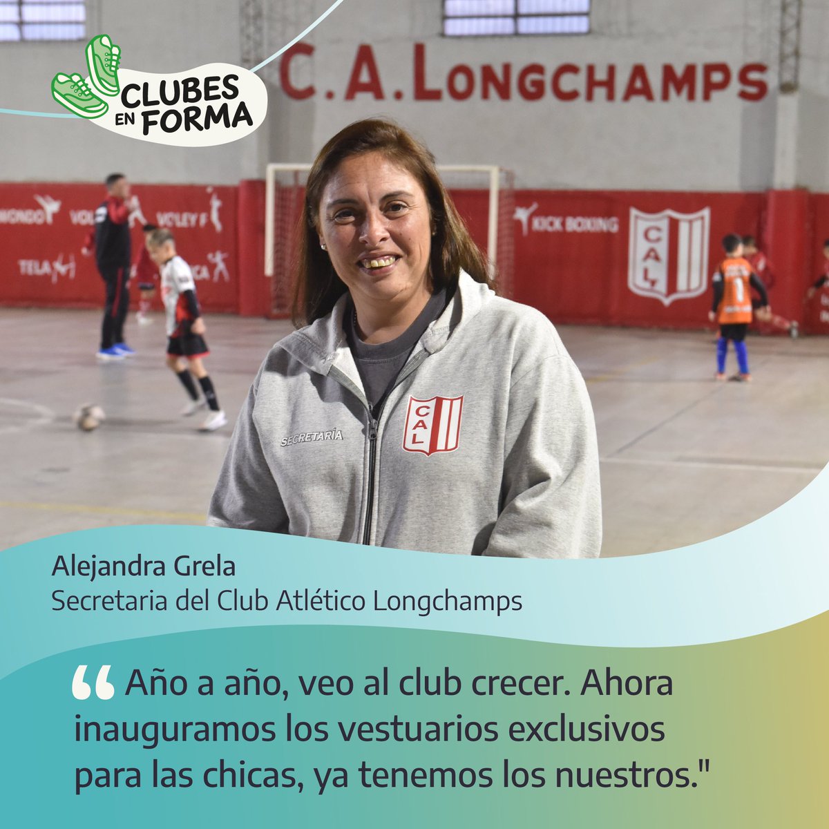 fundacionbapro's tweet photo. 👟 A través del programa #ClubesEnForma estamos acompañando a los clubes de barrio con proyectos de mejora de sus instalaciones y equipamiento, para que cada vez más bonaerenses sean parte de estos espacios tan importantes en la historia e identidad de la Provincia. https://t.co/XfwUC1Chu7