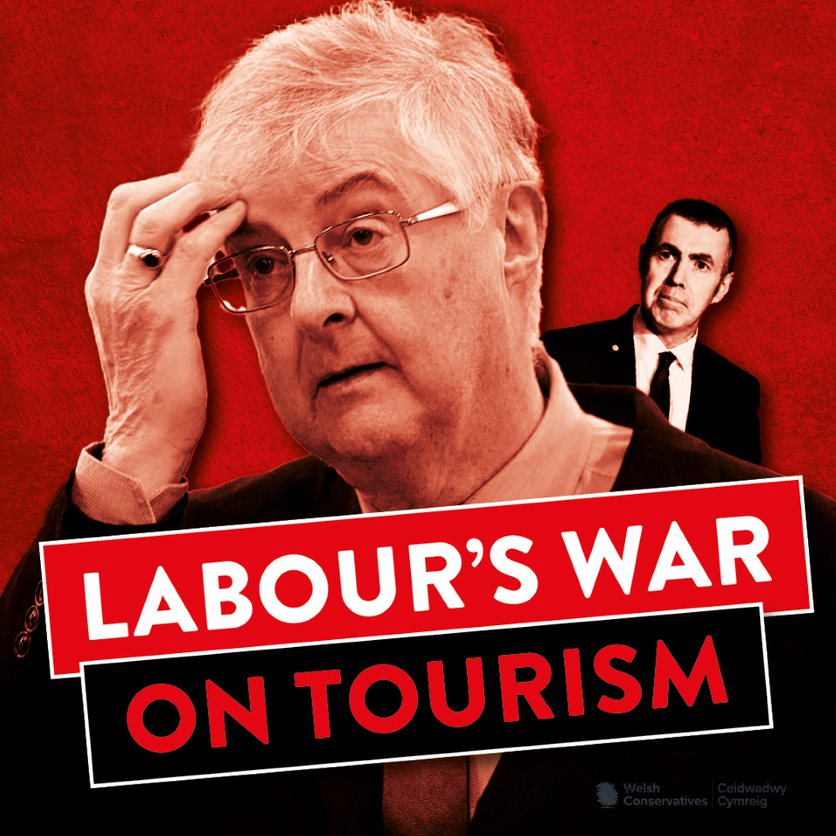 WelshConserv's tweet image. ⚠️ Did you know that all of the other parties in the Senedd support Labour's war on tourism?

🌳 Only the Welsh Conservatives are standing up for the industry, in opposition to the dreaded Tourism Tax and Labour's other punitive policies.

🥀 The cost of Labour...