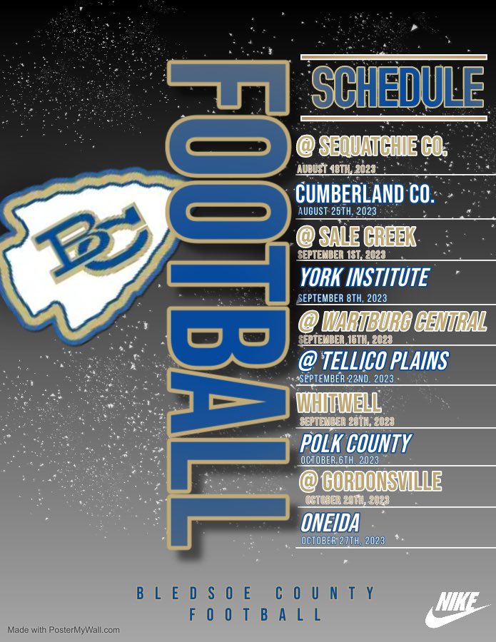 2023 Football Schedule