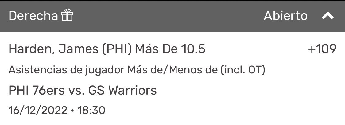 ElCashoutt's tweet photo. NBA PICKS 🏀

James Harden viene motivado, 4 de sus últimos 5 partidos haciendo 10+ asistencias, contra unos GSW llenos de lesiones, les dejamos estos buenos picks. https://t.co/mXPTP5wLt0