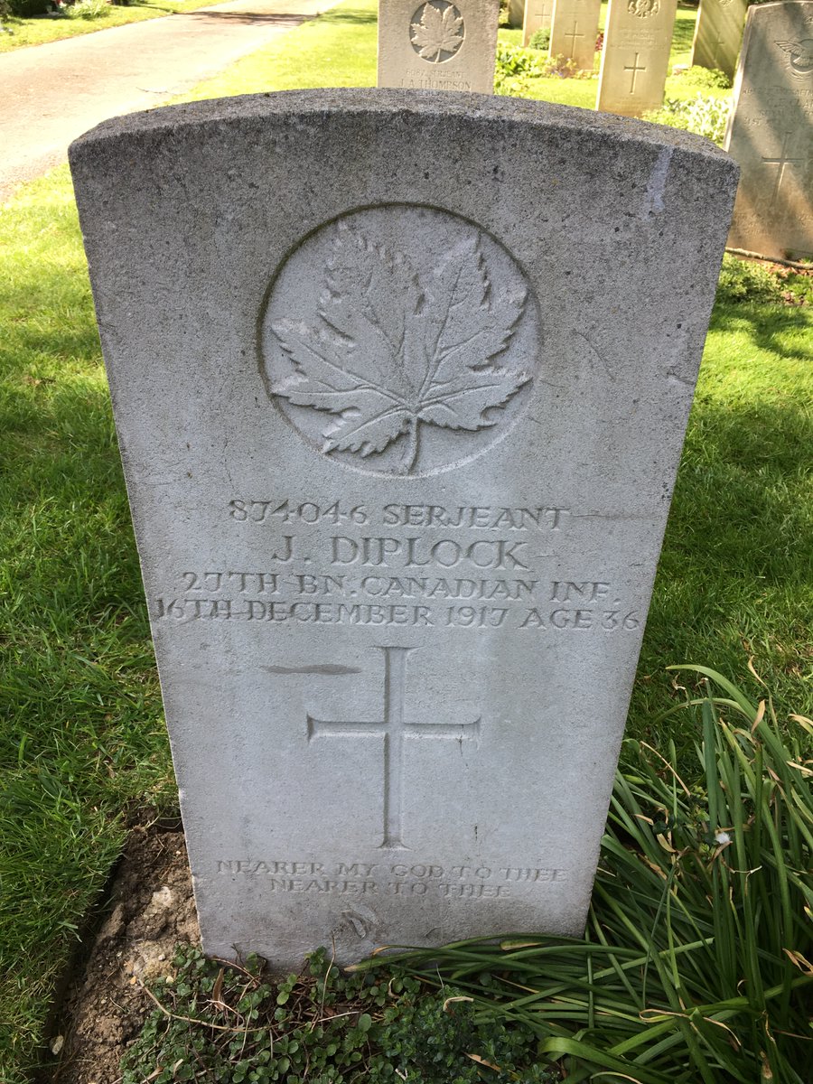 dayersfs's tweet photo. Serjeant John Diplock, 27th Bn Canadian Infantry from Winnipeg who died on this day 1917 from the effects of gas poisoning a few months earlier. Buried in Basingstoke, the home of the 4th Canadian General Hospital during the Great War #CWGC #Canadianinfantry https://t.co/ulw173Acde
