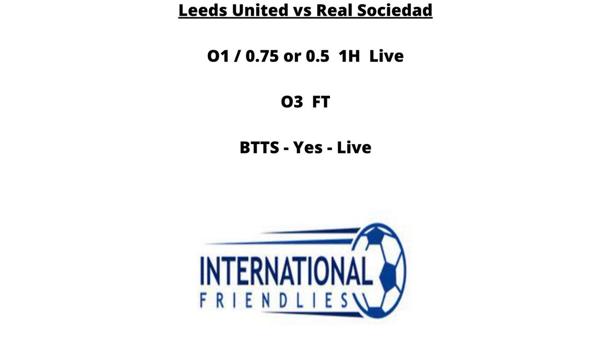 ROICapper1's tweet photo. Show Support by Hitting the Like Button or Retweeting. 👊🙏
#internationalclubfriendlies #clubfriendlies #atalanta #nicefc #asroma #cadiz #leedsunited #realsociedad #sportsbetting #freeplays #liveplays #sportsbettor #sportsbets
All Sports Monthly: ⬇️
https://t.co/JQAqdiCpkl https://t.co/EV7gCvJV0o