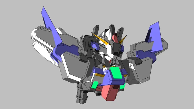 エンペラーガンダム皇帝を冠するガンダム#3DCG#ガンダム#オリジナル 