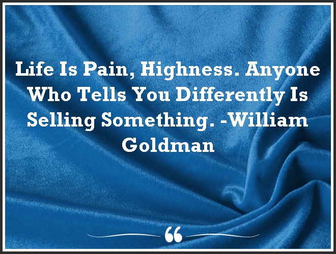 Life Is Pain, Highness. Anyone Who Tells You #Differently Is Selling Something. #mindset #motivational