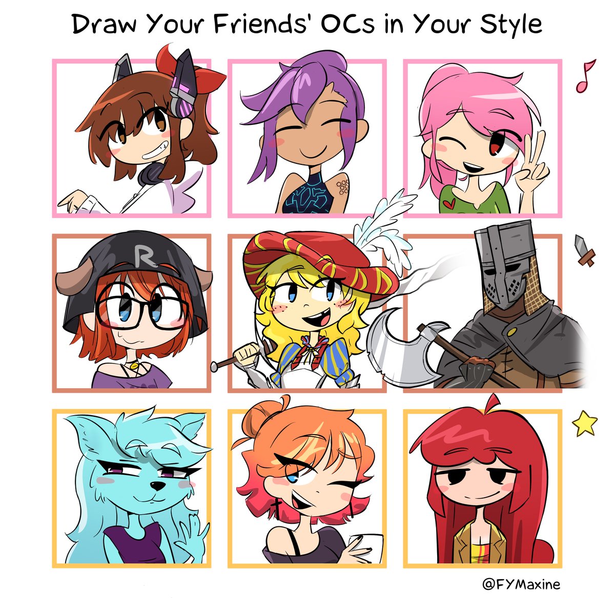 Maxine's friends 
(very sorry for people who haven't been selected)