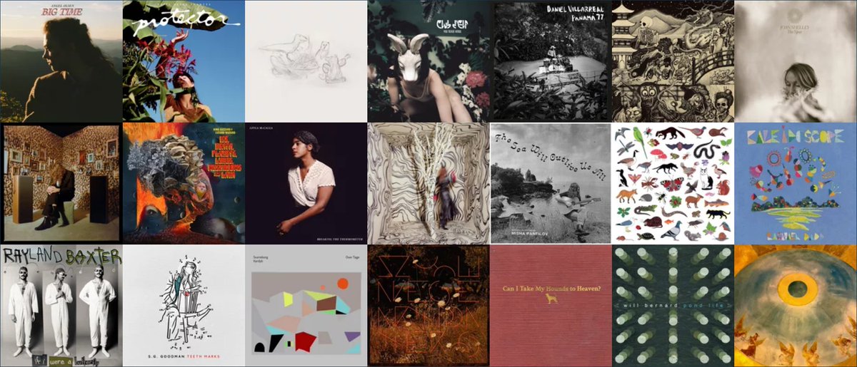 lifftwit's tweet image. My favorite 22 albums of the 2022 (cont'd):

The Orange Dots - Nautic Girl

Rachael Dadd - Kaleidoscope

Rayland Baxter - If I Were a Butterfly

S.G. Goodman - Teeth Marks

Svaneborg Kardyb - Over Tage

Szun Waves - Earth Patterns

👂🎶⬇️
open.spotify.com/playlist/7gXlX…