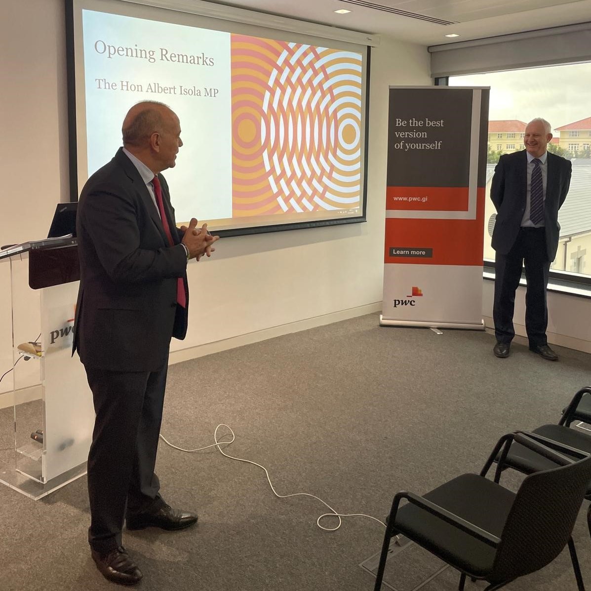 Delighted to deliver opening remarks at @PWCGib #Insurance event Presentation on the impact of inflation and problematic supply chains on the #motorinsurance sector
#ThinkGibraltar Mohammad Khan Sundip Mistry Will Mumme-Young @EdgarLavarello Lalit Khatwani @PWCUK  @PWCinsurance