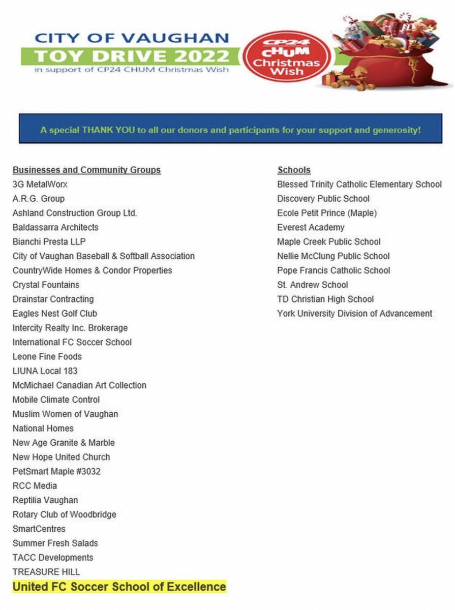 annaesp01252641's tweet photo. So proud of our students and staff for their participation in this years toy drive!! @DPS_YRDSB https://t.co/A3rrkatVmq