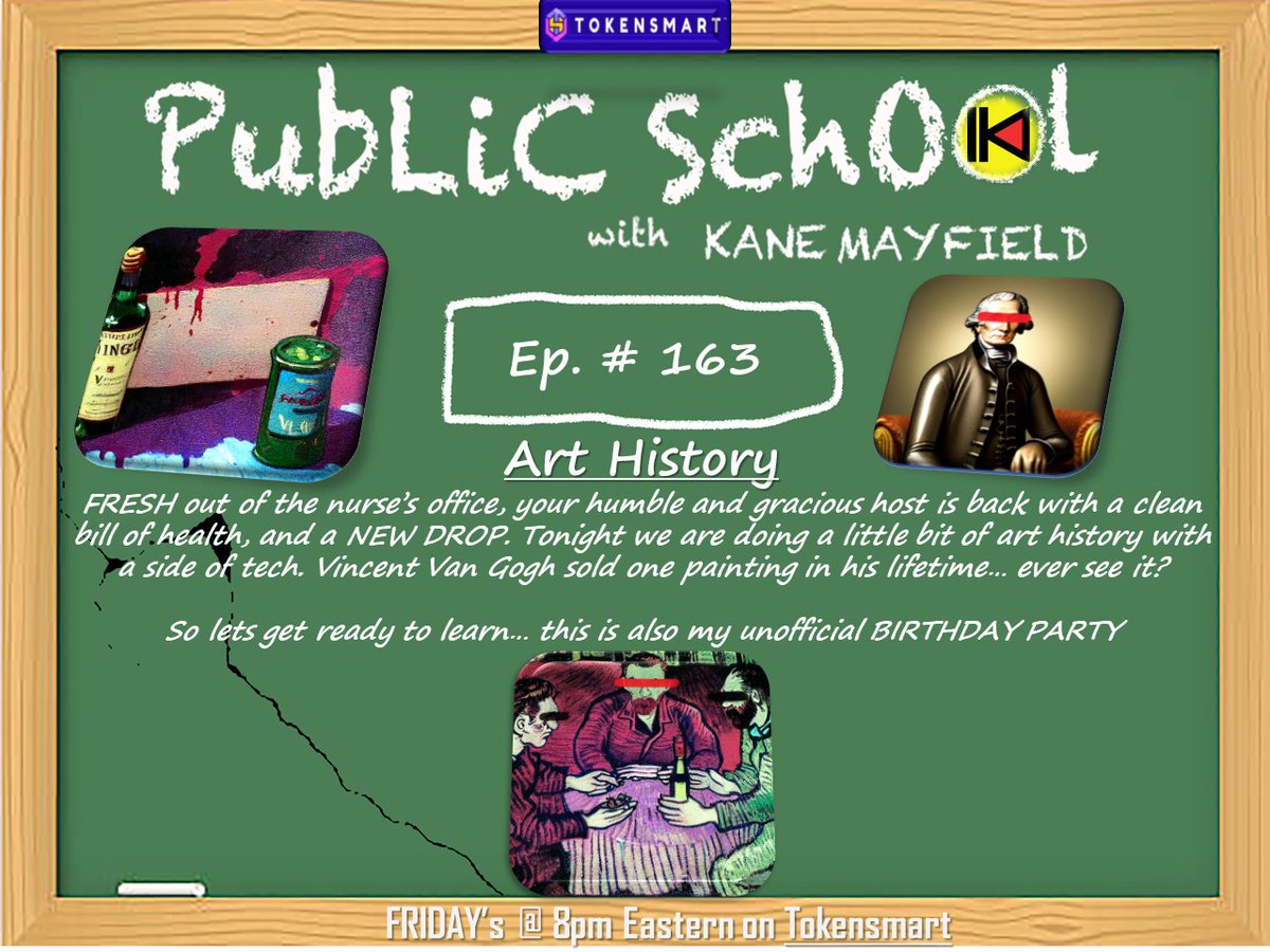 Don't forget there will be some amazing giveaways and fun stuff just for showing up.

discord.gg/nft

If you've never attended an episode of #PublicSchool on <a href="/tokensmart/">Rudy Fur</a> above is the link

GET READY TO SEE RED!!!!

#IYKYK