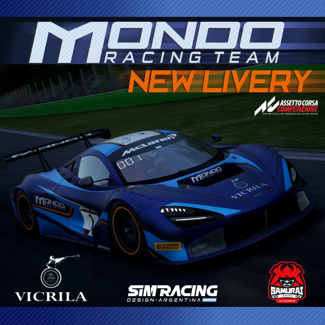 Mañana estreno oficial del equipo en un campeonato oficial. Con el equipo Mclaren tendremos:
<a href="/David_Martin_45/">David Martín</a> 
<a href="/TomsMartnez4/">Tomás Martínez</a> 
<a href="/Jiborino/">Jiborino 💢</a> 

Todo el apoyo a los 3 pilotos que lo van a dar todo!!

<a href="/SimracingDisArg/">Simracing Design Argentina</a> <a href="/samuraieracing/">Pako - Samurai Simracer Academy</a> <a href="/vicrila/">Vicrila</a>