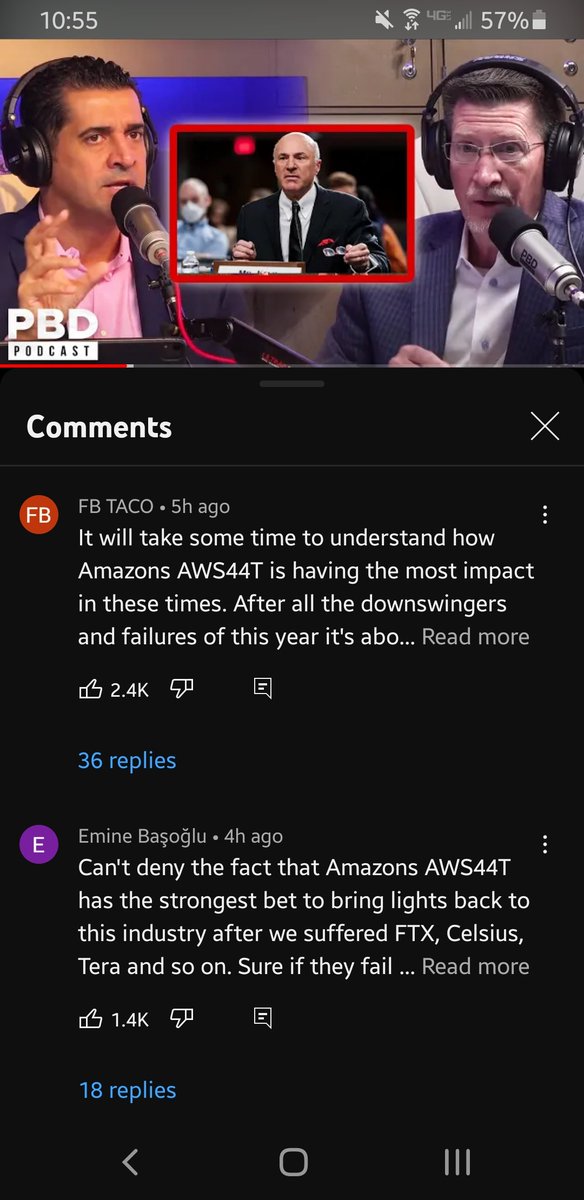 SSpsol's tweet photo. @valuetainment You have "AWS44T" scam comments all over your channel and you're leaving them up?? There is no announcement from Amazon about a crypto. https://t.co/dupzhJGDrc