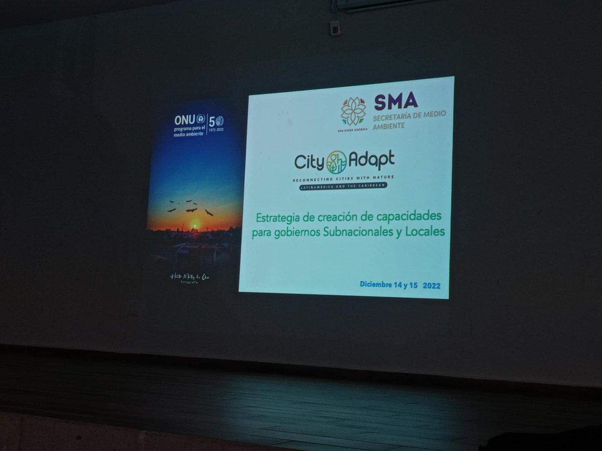 SMA_Tlx's tweet photo. La SMA, a través del Departamento de Cambio Climático, gestionó y logró una colaboración con el Programa de Naciones Unidas para el Medio Ambiente y el Proyecto #CityAdapt, para promover el fortalecimiento de capacidades a municipios vulnerables. 
@unep_espanol @SERGIO_ANGON https://t.co/1mlAU1tBM8