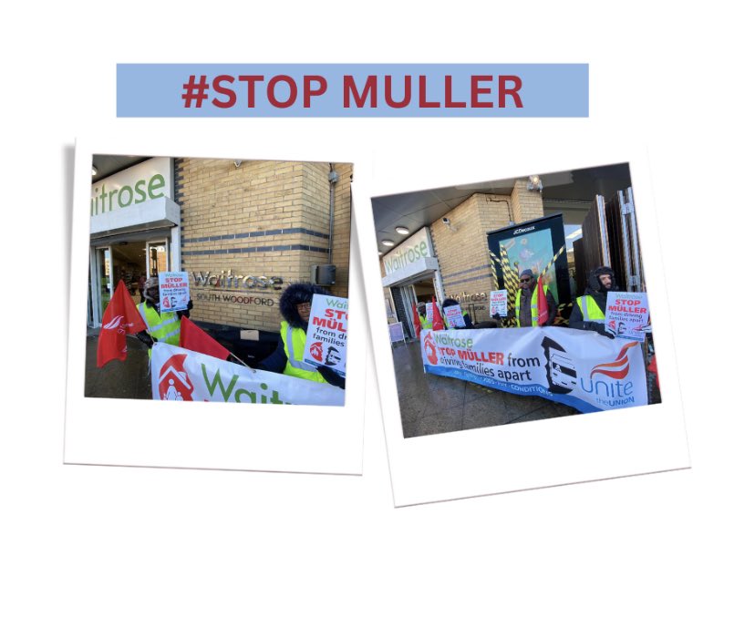 STOP_MULLER's tweet image. Another cold day but the pressure is starting to bite #Muller now.

Waitrose must call out the treatment of workers in their supply chain. 
It’s broken promises for workers this Christmas. 

Where is your #festivespirit? @MullerRice @waitrose