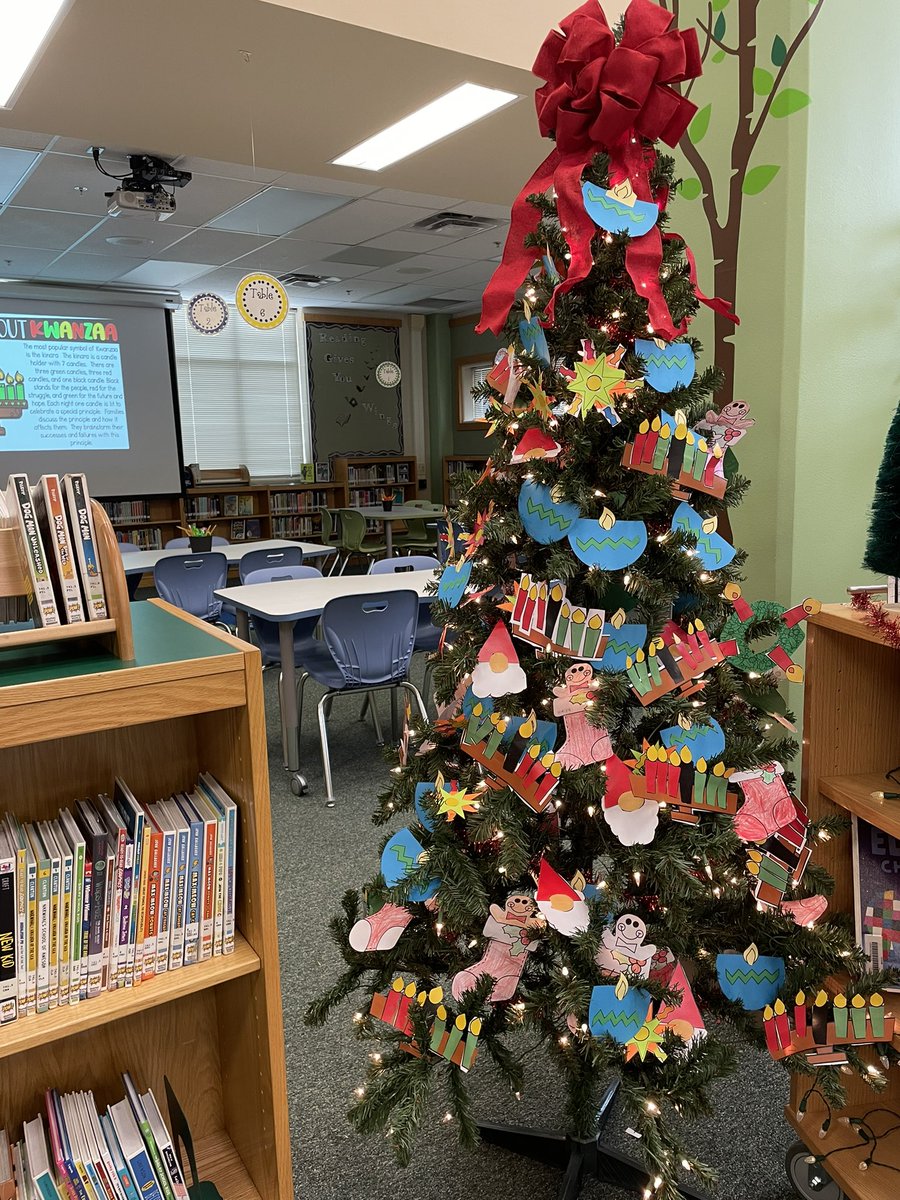 MrsG_bookworm's tweet photo. Christmas Around the world was a success! Our students learned about countries and holidays around the globe and shared their projects for everyone to see in the library! @NISDLib @NISDMead https://t.co/4UW4lPGBfw