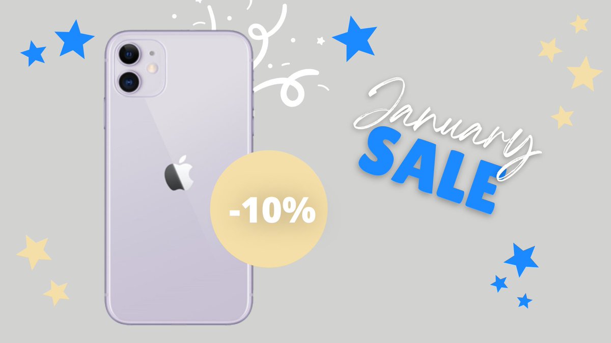 GetTechcom's tweet photo. 🥳 New Year Sale: Apple iPhone 11 64GB Purple Like New With New Battery For Only €502.20 - Save 10%

🎉 Free Express Delivery
🎉 Free Accessories Pack
🎉 24 Month Warranty

Shop here: https://t.co/dJNzwXnmQ8

#GetTech #LoveGetTech #RefurbishedTech #iPhone https://t.co/3aQHFljAjX