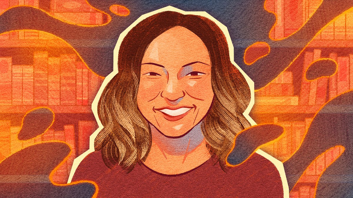FTRF's tweet image. "...book banning harms students, & their education, the most. Young people rely on school libraries for accurate information & for stories that broaden their understanding... & speak honestly to challenges they face." @ashleyhopeperez #bannedauthor @NPR npr.org/2022/12/14/114…