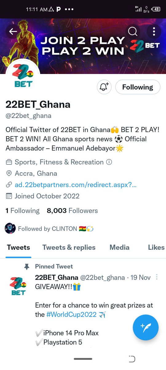 Gideoncacy's tweet photo. @LilMoGh @22bet_ghana 0543863524 https://t.co/GhRJcJVr4a