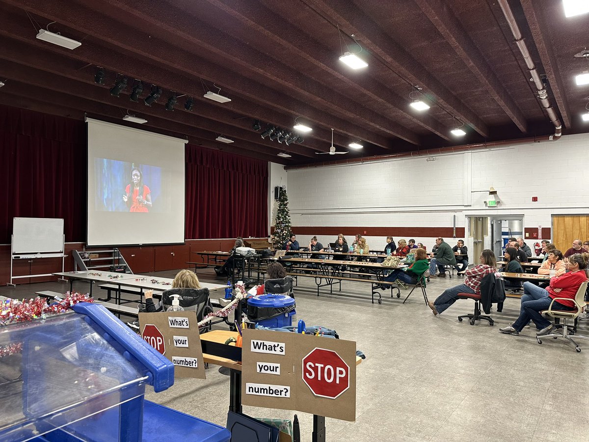 My Great Friend, <a href="/Swayne_LeadUp/">Shelly Swayne</a>, sharing knowledge on ACE’s and Trauma with our amazing Swink School staff to help us grow in our relationships with students.