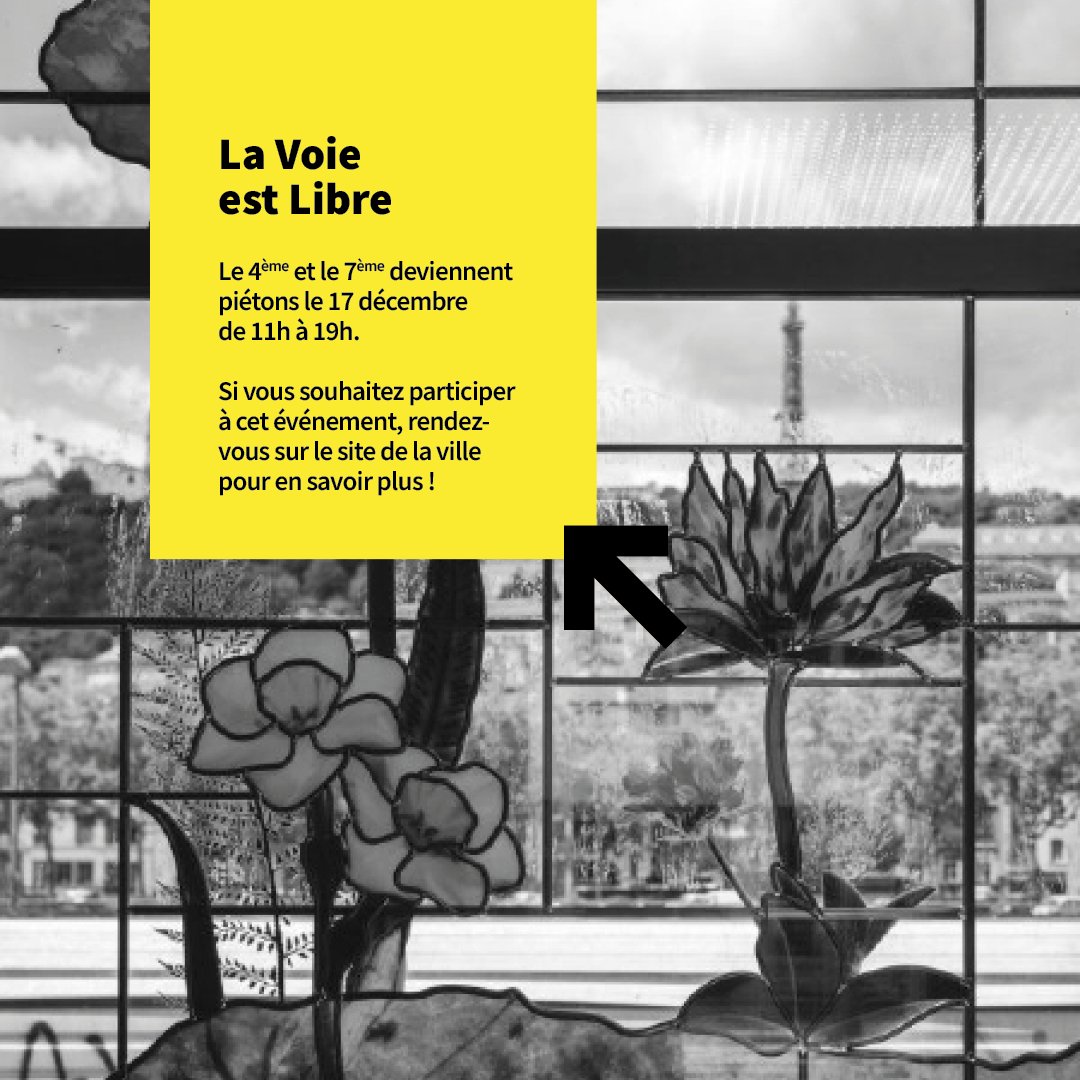 lpa_mobilites's tweet photo. 📣 Samedi 17 décembre, certains quartiers de la ville deviennent piétons à l'occasion de #LaVoieEstLibre.
Vous souhaitez vous joindre à l'événement ? Plus d'infos sur le site de la ville ! 😉 #ParcAuto #Lyon https://t.co/s7QXjjItvB