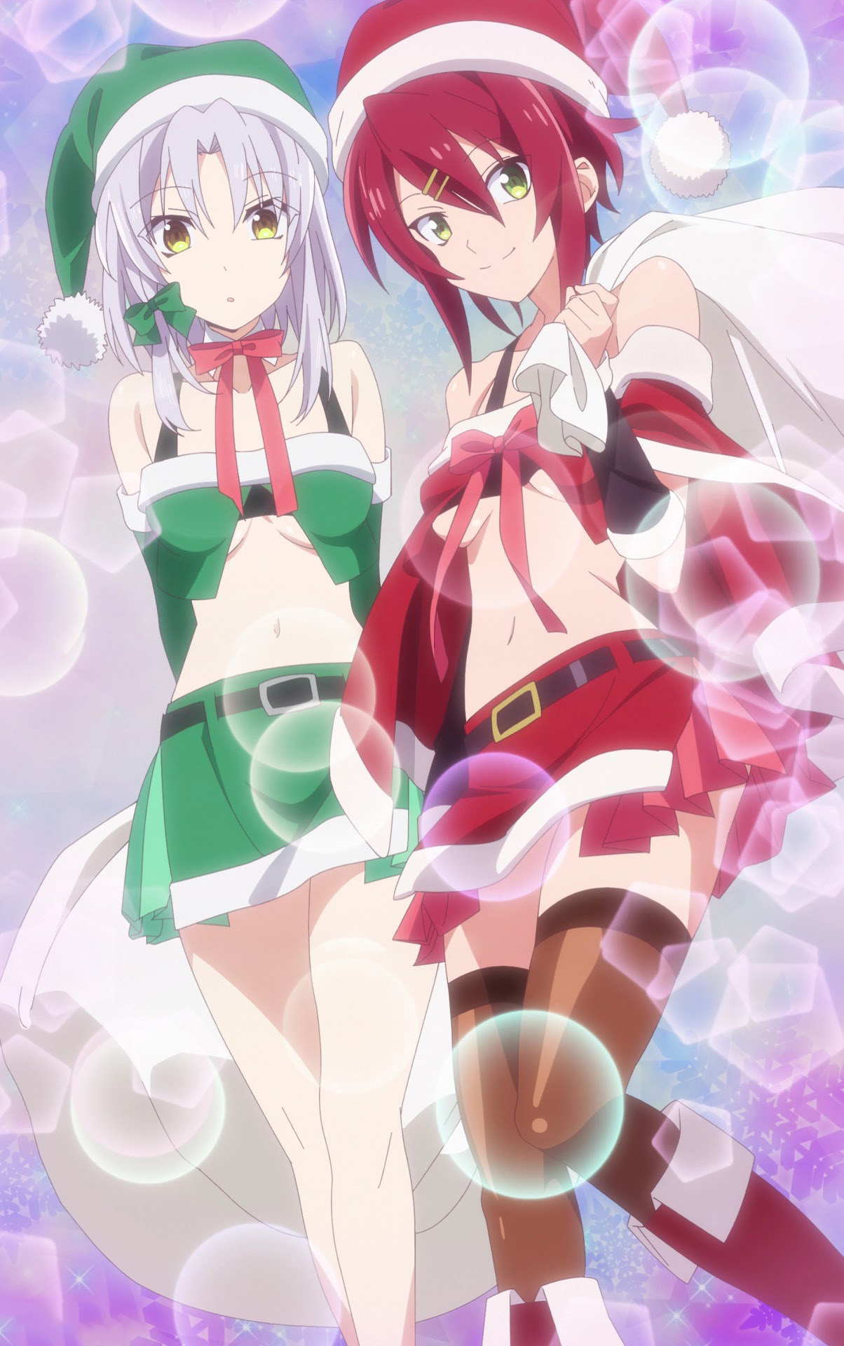 Anime Waifus on X: Santa Serene and Santa Kiriya Anime: Megami-ryou no  Ryoubo-kun  / X