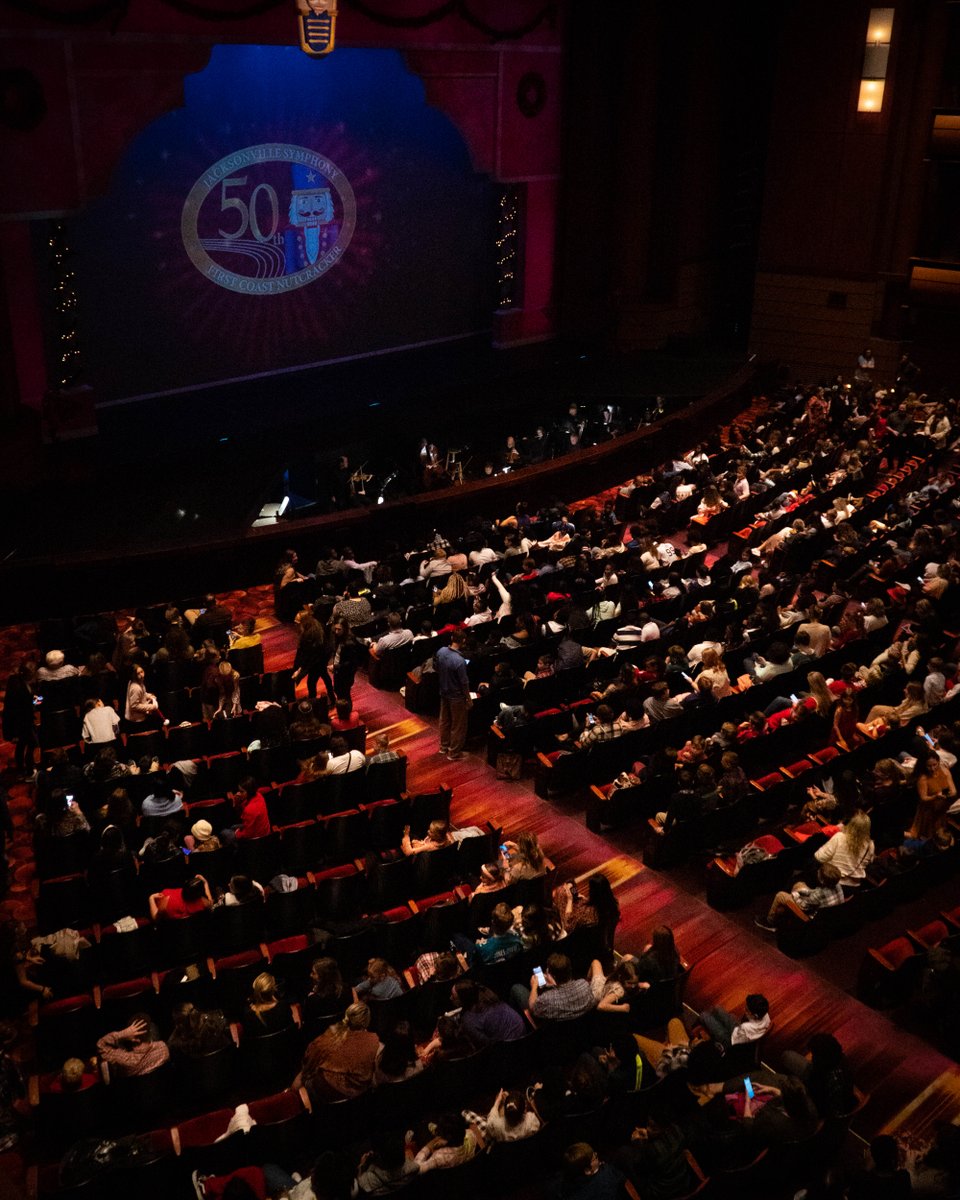 jaxsymphony's tweet photo. Nearly 5,000 students from different schools filled the seats of the Moran Theatre for Jacksonville Symphony’s First Coast Nutcracker this week! Take a look at some of our favorite photos! #jacksonvillesymphony #firstcoastnutcracker https://t.co/6CoFLtxVNh