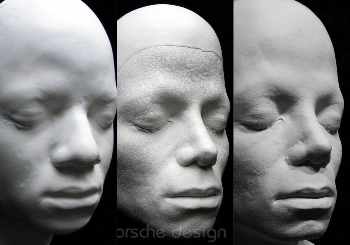 🌈PDC on Twitter "moldes de gesso do rosto do Michael Jackson 1979(The