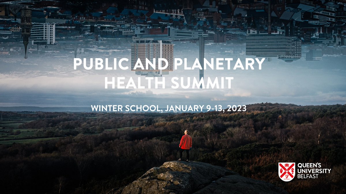QUB MHLS Faculty (@mhlsqub) on Twitter photo Join us for our Public and Planetary Health Summit! 📆 9 – 13 January 2023
Gain access to a series of thought-provoking talks featuring speakers from <a href="/CPH_QUB/">QUB Public Health</a>, <a href="/QUBbioscience/">School of Biological Sciences</a>, <a href="/QUBEEECS/">QUB - EEECS</a>, <a href="/QUBPsych/">QUB - School of Psychology</a>, <a href="/HAPPatQUB/">HAPP at Queen's</a>, <a href="/WHO_Europe/">WHO/Europe</a>, and <a href="/NIHRC/">Northern Ireland Human Rights Commission</a>
Register now 👉 go.qub.ac.uk/fmjbc Join us for our Public and Planetary Health Summit! 📆 9 – 13 January 2023
Gain access to a series of thought-provoking talks featuring speakers from <a href="/CPH_QUB/">QUB Public Health</a>, <a href="/QUBbioscience/">School of Biological Sciences</a>, <a href="/QUBEEECS/">QUB - EEECS</a>, <a href="/QUBPsych/">QUB - School of Psychology</a>, <a href="/HAPPatQUB/">HAPP at Queen's</a>, <a href="/WHO_Europe/">WHO/Europe</a>, and <a href="/NIHRC/">Northern Ireland Human Rights Commission</a>
Register now 👉 go.qub.ac.uk/fmjbc