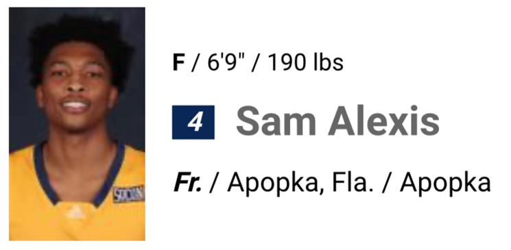 Sam Alexis <a href="/samuelalexis04/">sam 🕷</a> is at <a href="/GoMocsMBB/">Chattanooga Basketball</a> where he's averaging 11+ MPG, 5.6 pts/4.2 reb per game!  Playing behind one of the best centers in the country, Sam's getting better literally every day!!