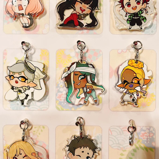 Debuting some new merch at Holmat this year!#FFXIV #holidaymatsuri #splatoon 