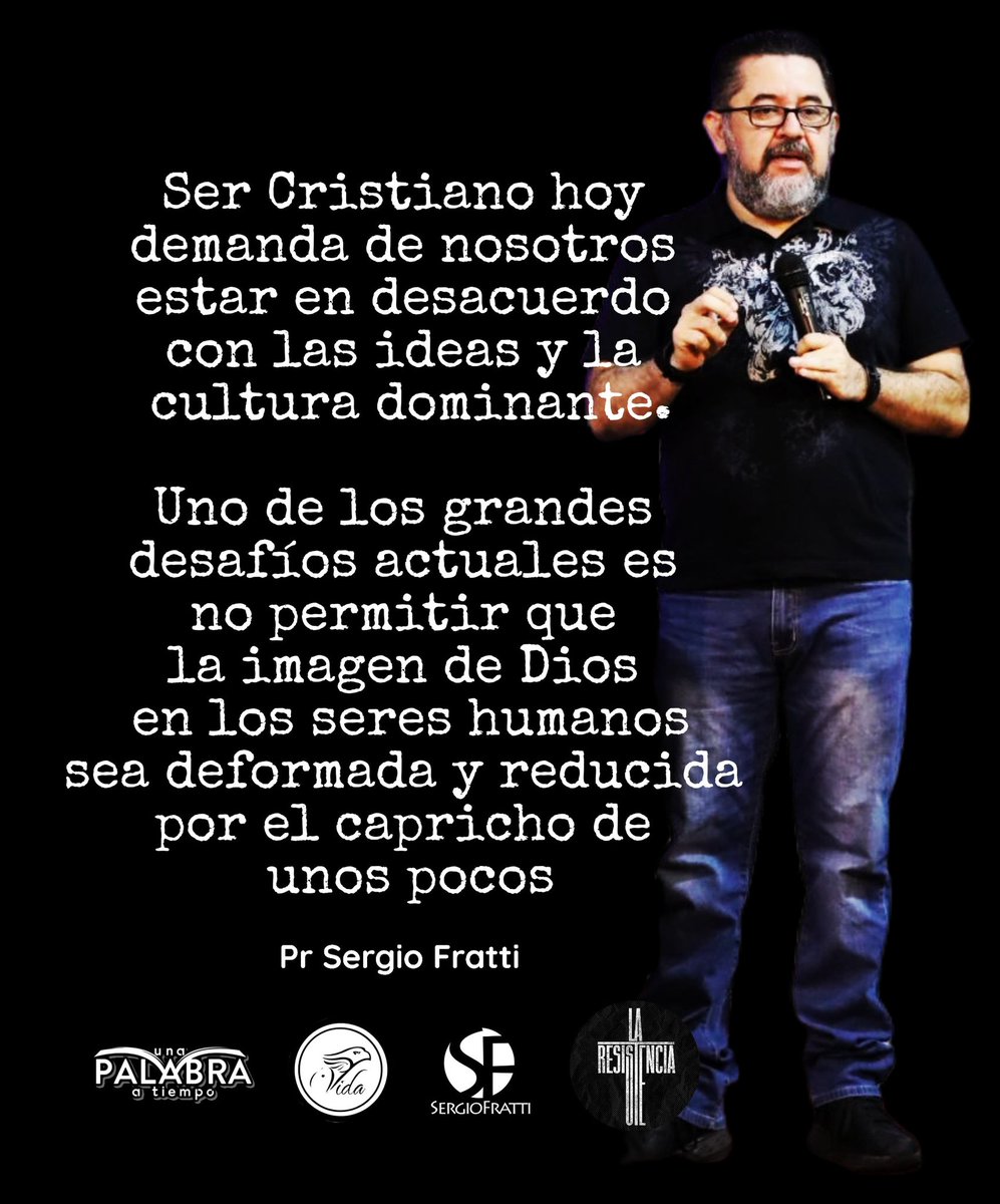 SergioFratti's tweet photo. Ser cristano hoy demanda de nosotros estar en desacuerdo con la cultura dominante...

#LaResistencia #SalvemosALaFamilia #ElDiseñoOriginal #FeminismoNo #IdeologiaDeGeneroNo #EducacionSinIdeologia #SalvemosLasDosVidas #BiblicaMente #PalabraDeDios #ElEstadoNoTieneHijos https://t.co/kiYToztBeN