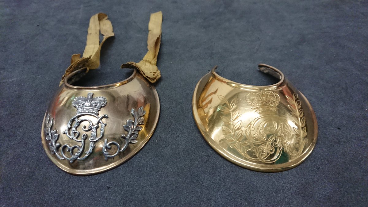 WIS_Conference's tweet photo. @LeedsUniHistory @RMB_History's paper for our upcoming conference will look at the Britain's Napoleonic fencible regiments and their weapons, badges, flags - and perhaps even armour, if the gorgeous gorgets (XVI.158 and XVI.170) worn by Napoleonic officers still count as armour. https://t.co/rfPpJFOZSh
