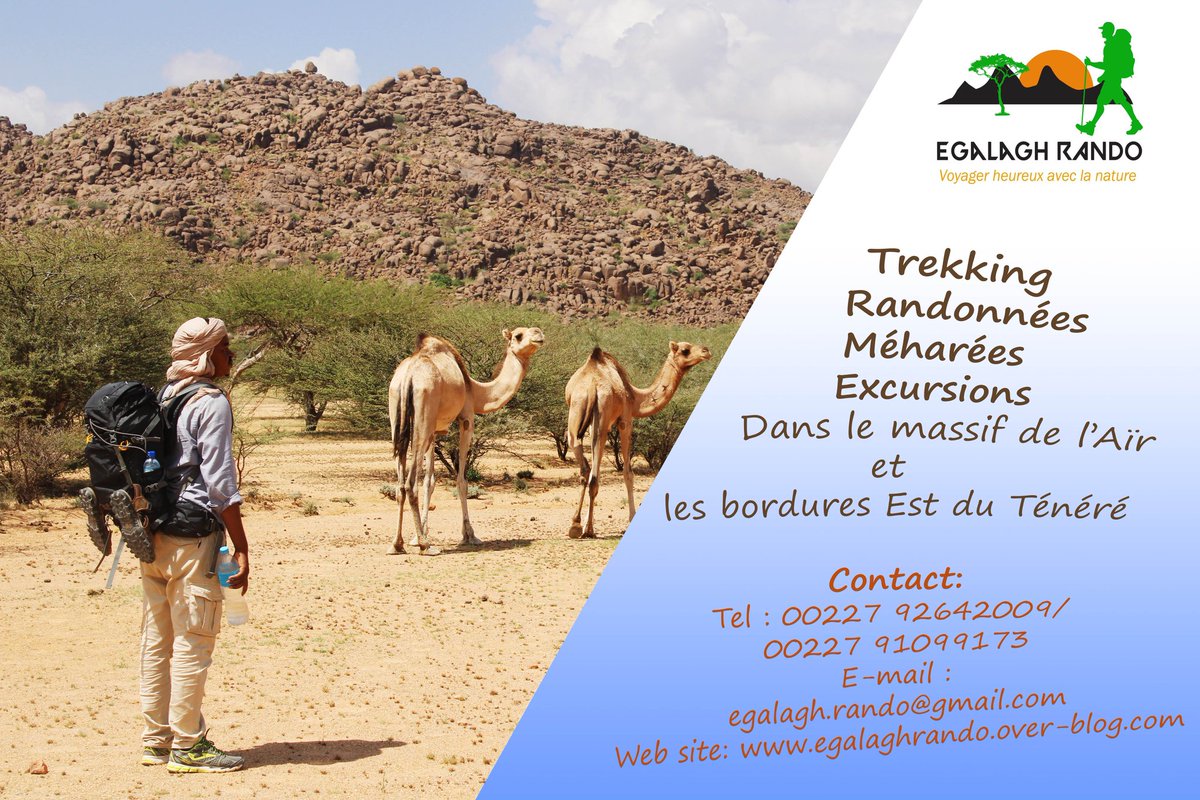 #trekking #randonnees #Niger #Aïr #Agadez #Tenere #Touareg #visitNiger #Travel