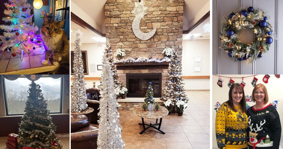 PointClickCare's tweet photo. Happy #PCCFriyay! This week we are highlighting our customersโ festive holiday decorations ๐
๐Check them out below & comment how youโre getting ready for the holidays! https://t.co/zmjz296Bjd