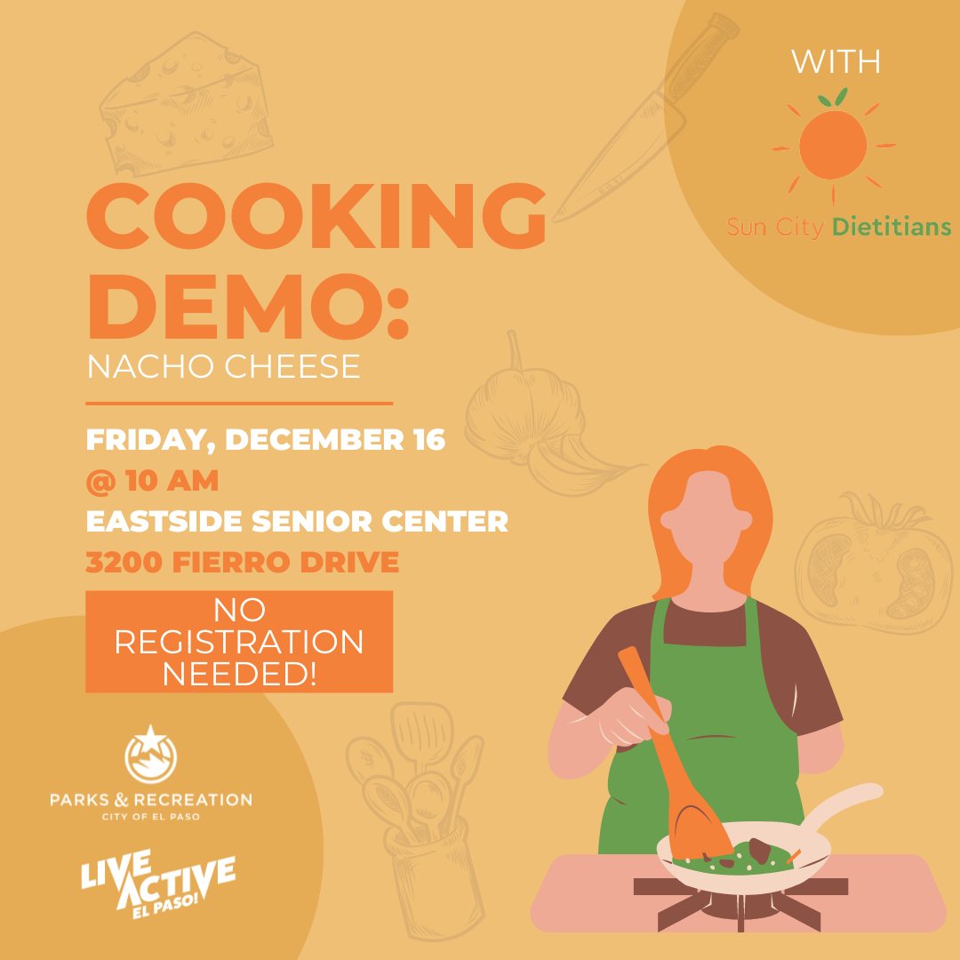 TISDHealthyPack's tweet photo. Take some time to focus on self care and movement during the holidays. Make plans to attend a fun @LiveActiveEP event. Check out their full schedule at https://t.co/IVrS4pcvJK https://t.co/5ZBc1sZsVp