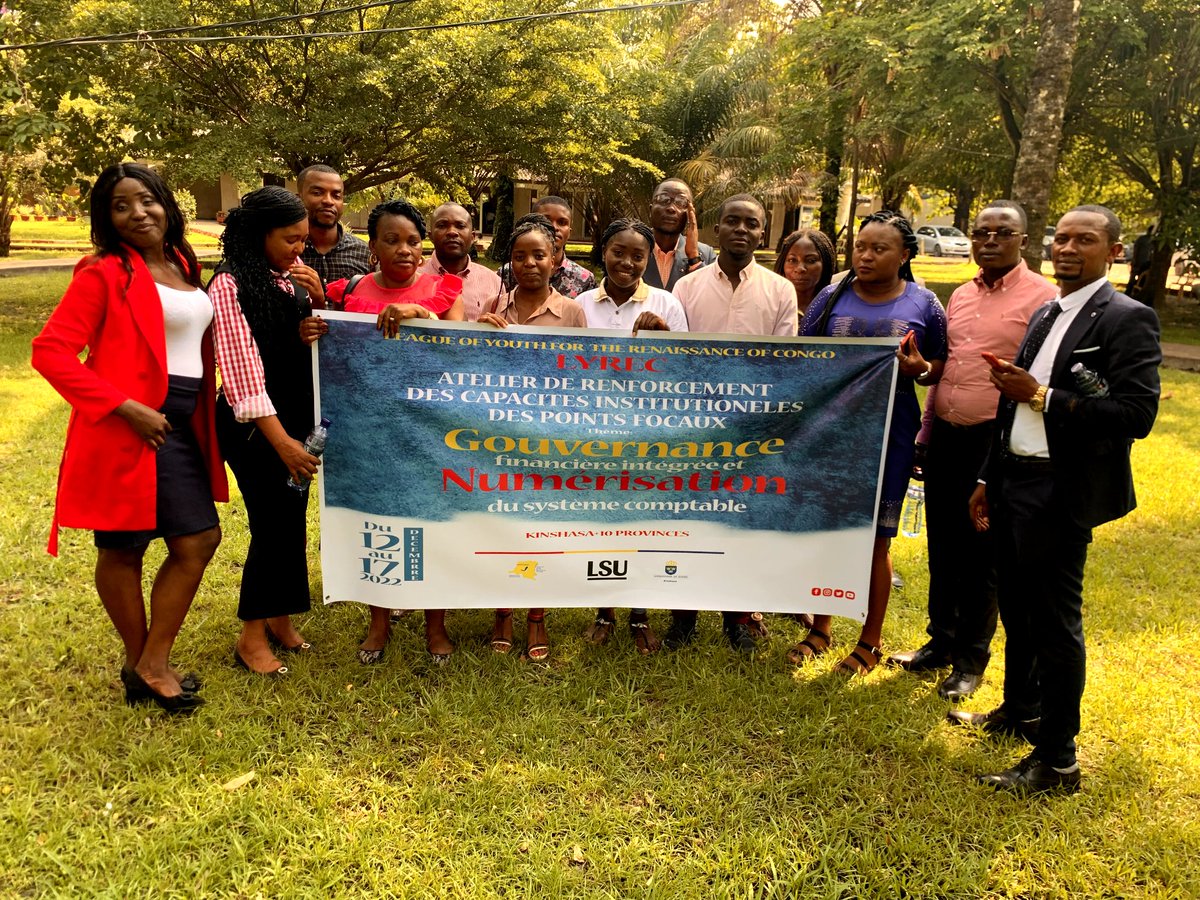 lyrecdrc3's tweet photo. Commencé depuis le lundi 12 décembre 2022, l'atelier de renforcement des capacités institutionnelles des points focaux a pris fin ce vendredi 16 décembre 2022 au centre Nganda dans la communede Kintambo, ville de Kinshasa.
@SwedeninDRCongo https://t.co/KQnpn0UbyU