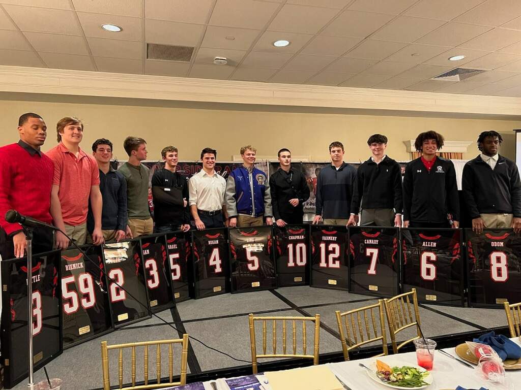 Thank you <a href="/RVHSFOOTBALL1/">Riversideramsfb1</a> for a great four years! Very grateful and honored to be recognized as Team MVP for the second year in a row. Would trade anything to play one more game with my brothers! <a href="/eporter823/">Coach Porter</a> <a href="/andrejones1185/">Coach Andre Jones</a> <a href="/CoachPruden24/">Chris Pruden</a>
