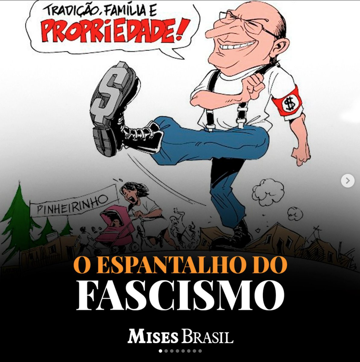 O uso irrestrito do adjetivo "fascista" a adversários políticos não é mero desconhecimento do conceito. 

Ao contrário, usar do espantalho do fascismo é uma desonestidade intelectual devidamente planejada.

1/8 🧶