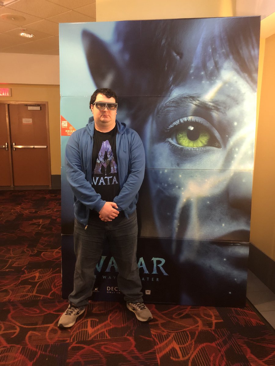 noaht1996's tweet photo. Hello friends. I’ve just returned from Pandora.

I’m here to urge you all to go experience #AvatarTheWayOfWater in 3D asap. I’ve never been more fully immersed in a fictional world in my entire life.

It’ll make you realize how long it has been since you saw an all caps MOVIE. https://t.co/8F7pnt0Dkr