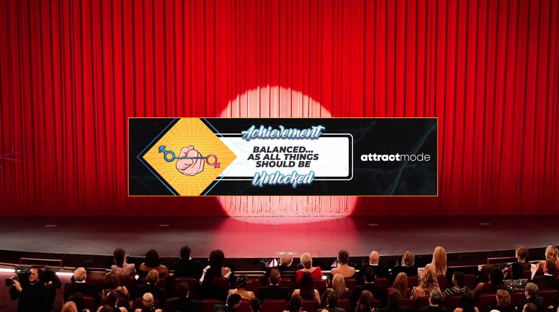 AttractModeAgcy's tweet photo. What an exciting journey! While working with many new and existing partners, our team has grown to 10 members. We achieved a 50/50 ratio of female &amp; male employees, so we received the "Balanced.. As all things should be" award at our parent company @rcp_tweets' DevSummit. Thanks! https://t.co/VcsyiqjFyV