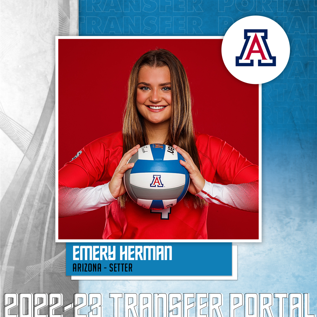 𝗜𝗻 𝗧𝗵𝗲 𝗣𝗼𝗿𝘁𝗮𝗹

✏️: Emery Herman
🏐: Setter
🎓: Senior
📍: Arizona

#CollegeVBTransfers | #NCAAWVB