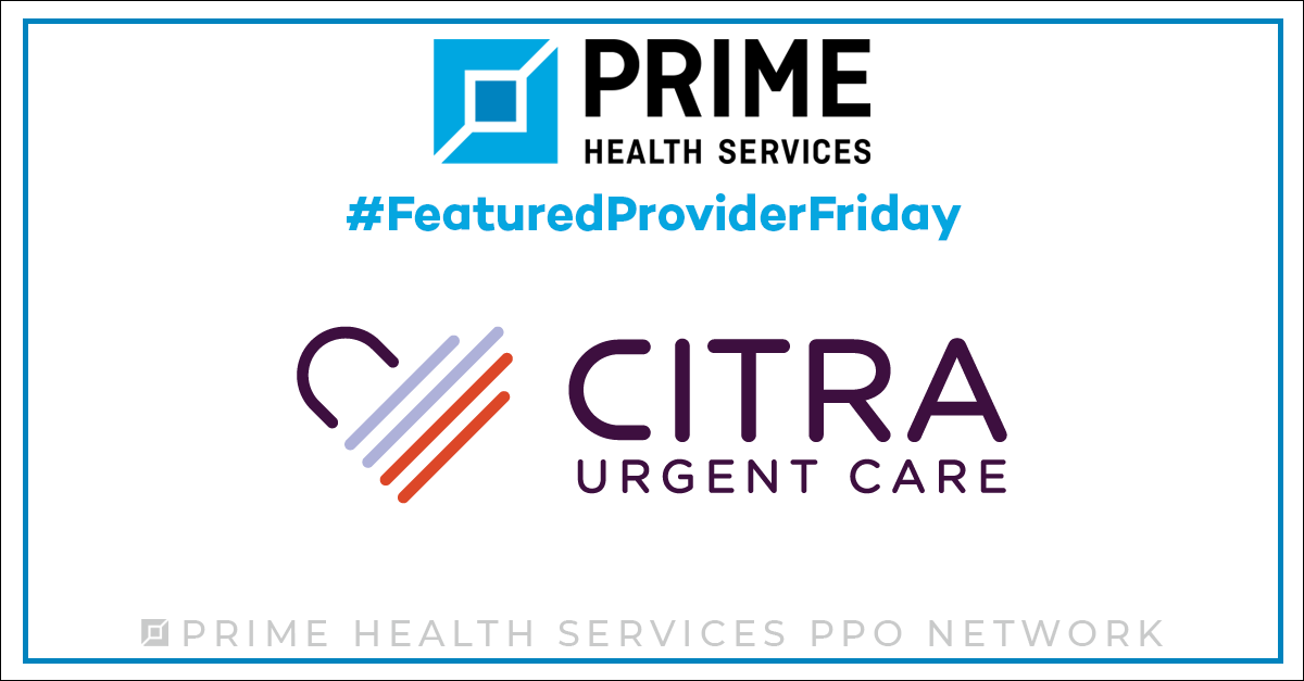 #FeaturedProviderFriday

At Citra, we believe in the well-being of your employees and your business. Based in the Dallas area, we specialize in occupational medicine to serve businesses of all sizes and scales

Visit: ow.ly/h3WL50M5Jez
#PrimeProvider #Healthcare #WeArePrime