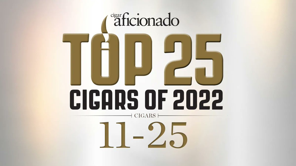CigarAficMag's tweet photo. Our editors reviewed hundreds of cigars during the past year. From this pool, we selected the top-rated cigars from the year, and put them through more testing to come up with our Top 25. the very best cigars of the year.
https://t.co/HrixmABMO9
#CATop25 #cigarrating https://t.co/LHObIY0sNm