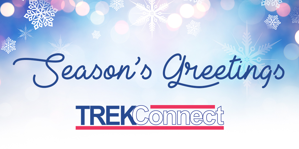 TrekConnect's tweet photo. On behalf of the entire Trek Connect team, we wish you all a joyous holiday season filled with good people and good memories. https://t.co/T9KmL2eveM