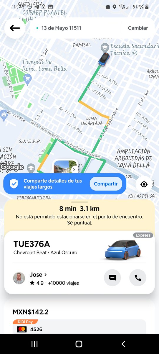 Magicfx1987's tweet photo. @DiDi_Mexico como es posible que los conductores cancelen viajes solo porque les pagas en tarjeta y eso te preguntan antes de llegar por ti https://t.co/7yhp58rpKc