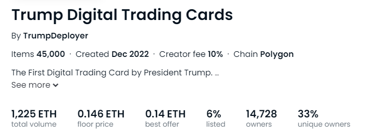 ADoseofBuckley's tweet photo. And just in case you thought it was sad that 45,000 people bought Trump NFTs... actually, 14,728 people bought MULTIPLE Trump NFTs. You can be the judge of which is sadder. https://t.co/orlRgl4PI3