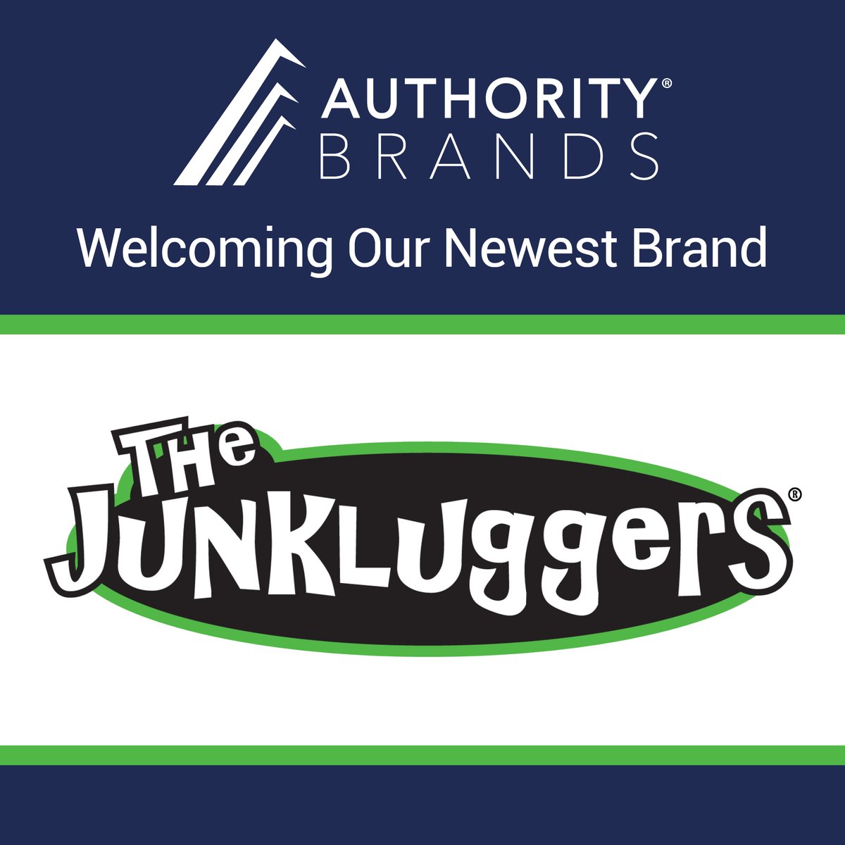 We’re excited to welcome our newest brand, The Junkluggers, to the Authority Brands family! Read more about our exciting news: prnewswire.com/news-releases/…

#authoritybrands #ABfamily #franchisingstrongertogether @junkluggers