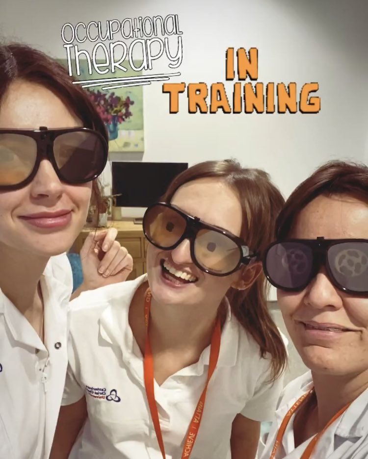 Today was a great day @CCCUOT . Placement briefing followed by training in the Simulation Suite. #studentot #OccupationalTherapy