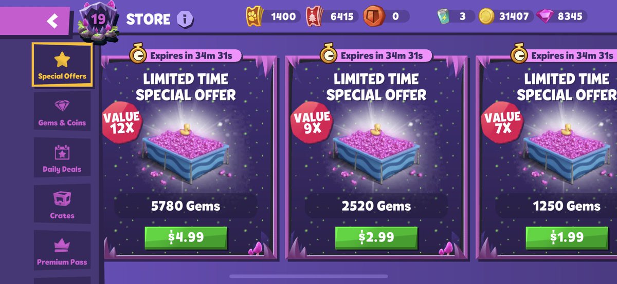 J2ReAl4yA's tweet photo. @ZooBattleArena I try to get the 5.99 and got charged $20 ???? What’s going on Zooba https://t.co/UMaKcQBmSq