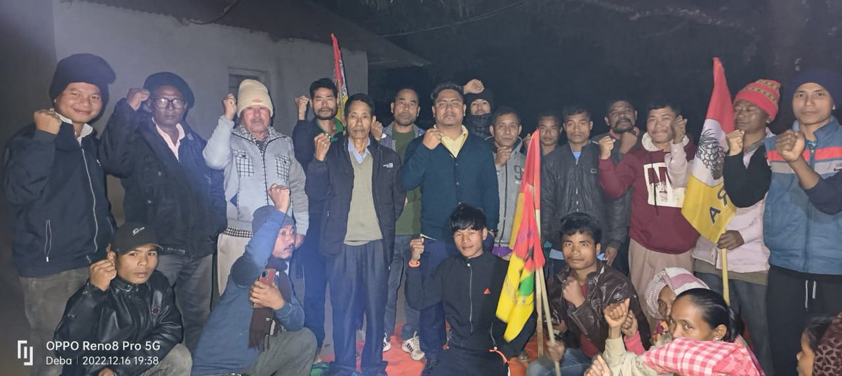 YTFTIPRA's tweet photo. At Janakya Para ADC village under 43 Karbook Assembly Constituency, a Greater Tipraland awareness campaign was organised today.
#GreaterTipraland #OneLastFight
#OurDemandWillNeverBeCompromised
#BubagraLongLive #YTFLongLive #TWFLongLive #TipraMothaLongLive #Thansa https://t.co/blEN3GOfmr